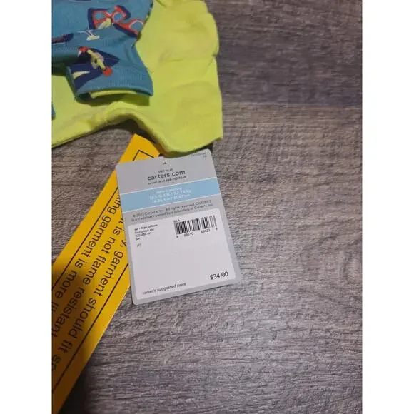 Carter's Baby Boys 6 Month Skater Wardrobe NWT 8pc Bundle Pants Sets MSRP $108 - Picture 8 of 8